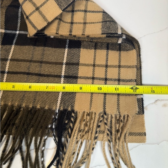 Cashmere Touch 100% Acrylic Plaid Scarf Made in
Korea Brown Black Beige - Picture 3 of 5